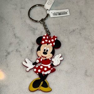New Minnie Mouse Disney Parks keychain 3”